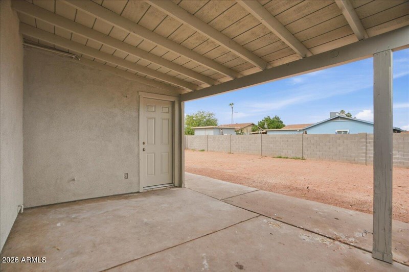 Huge Covered Patio