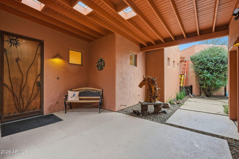 Front door area