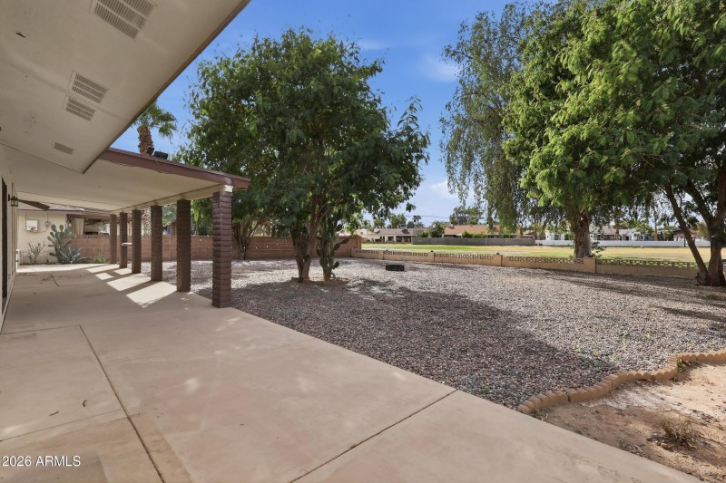 Expansive Patio