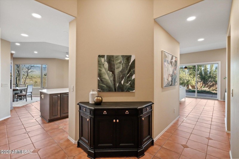 front entry area