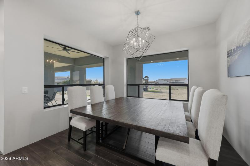 View from kitchen