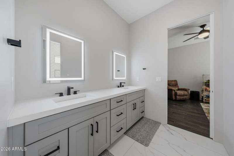 Jack & Jill bathroom view