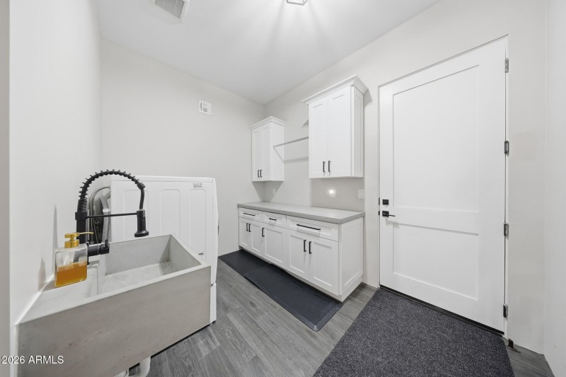 Large laundry room view