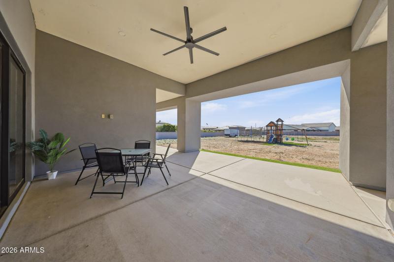 Back patio view