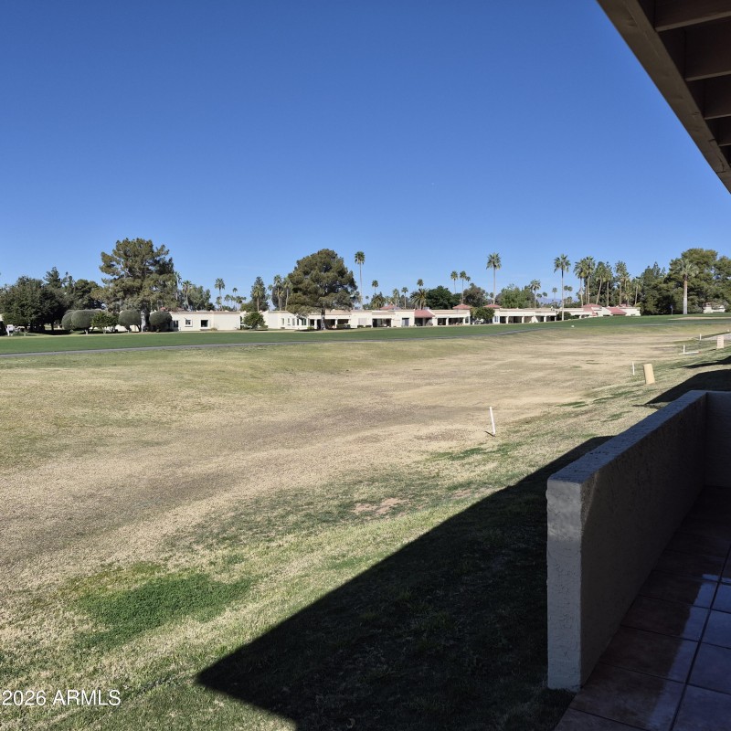patio to 17 fairway