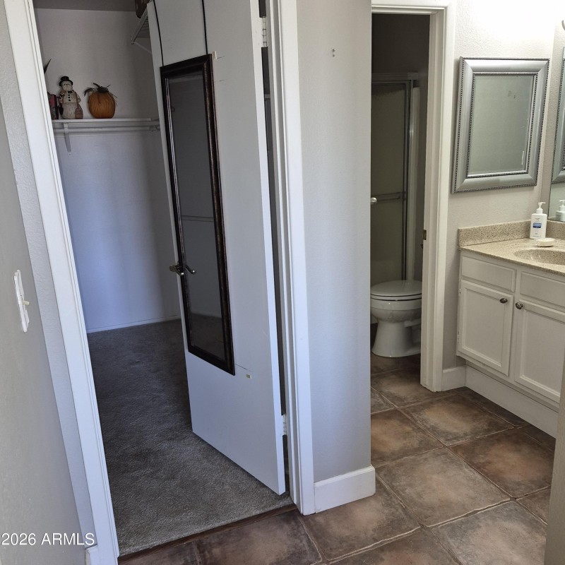 primary to bathroom