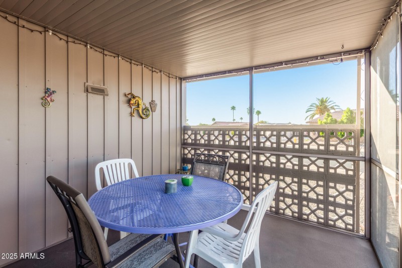 Front covered patio