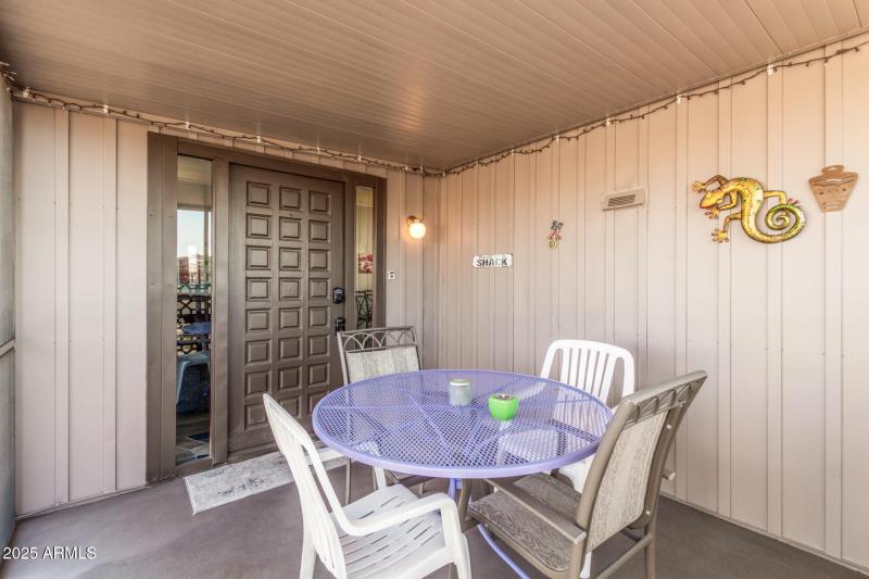 Front covered patio