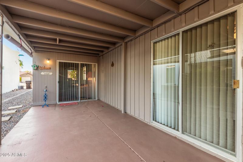 Rear Covered Patio