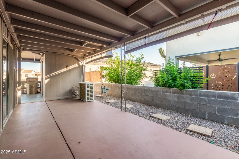 Rear Covered Patio