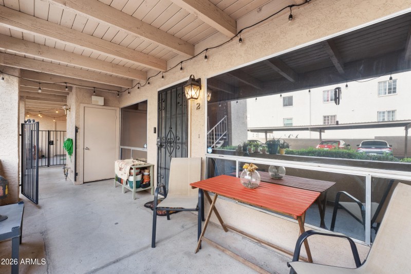 Gated Front Entry/Patio