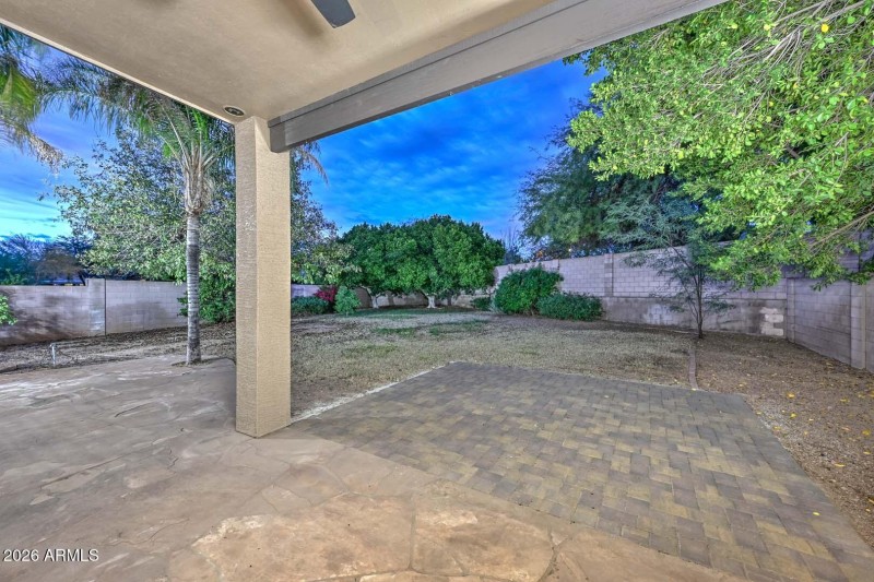 Night-Covered Patio-Backyard