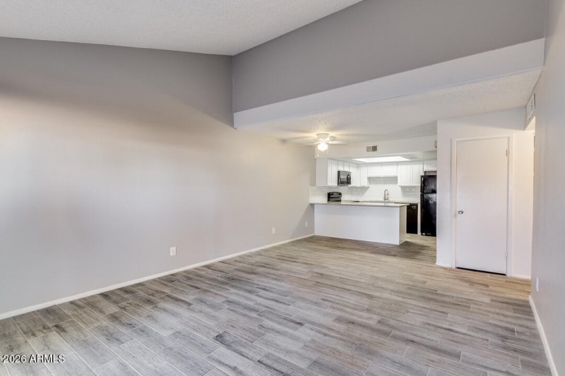 LIVING AREA TO KITCHEN