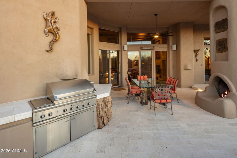 Backyard Patio with BBQ