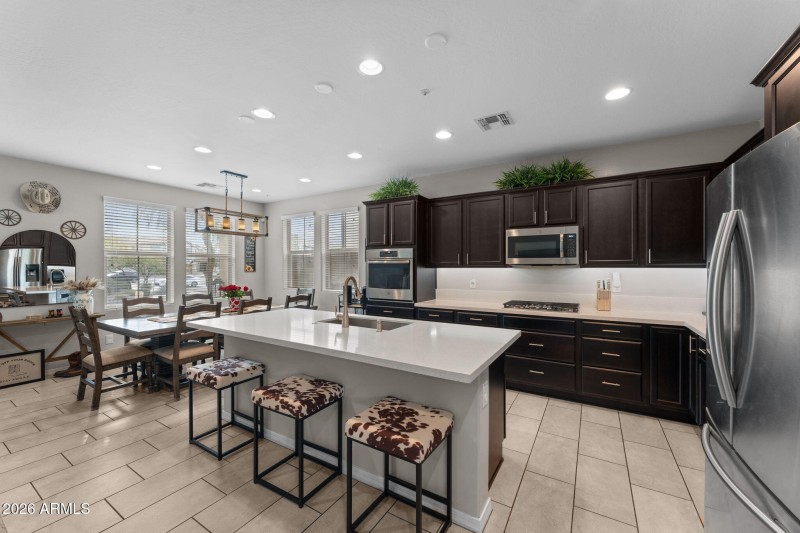Kitchen and dining