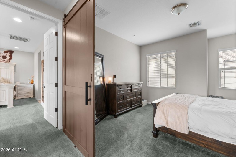 loft w/barn doors