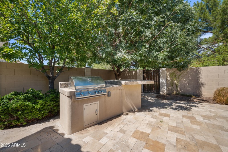 Built-in BBQ