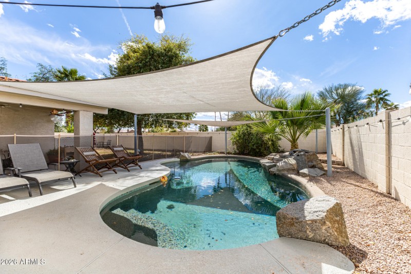 Sparkling pool