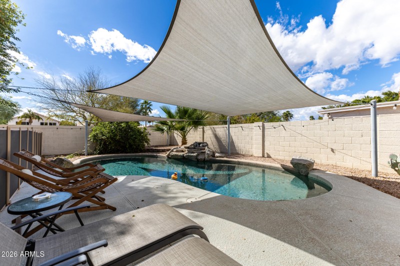 Sparkling pool