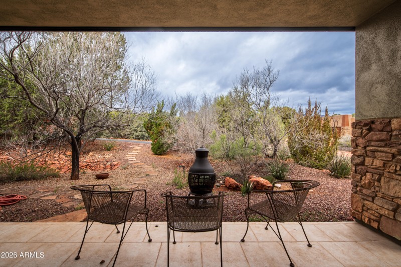Covered Patio off Living Room