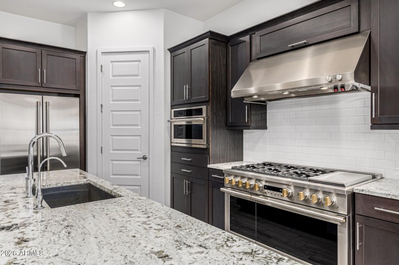 Granite Counters & Espresso Cabinets