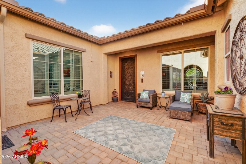 Front courtyard