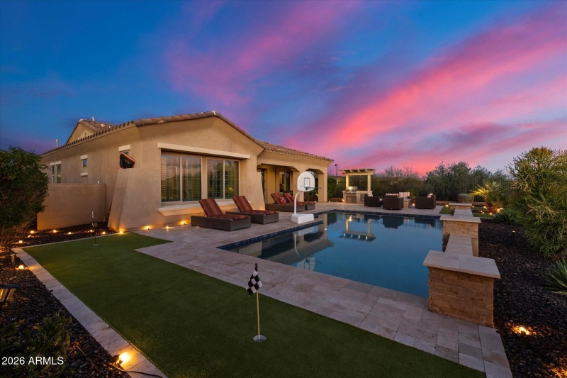 Back view of Home