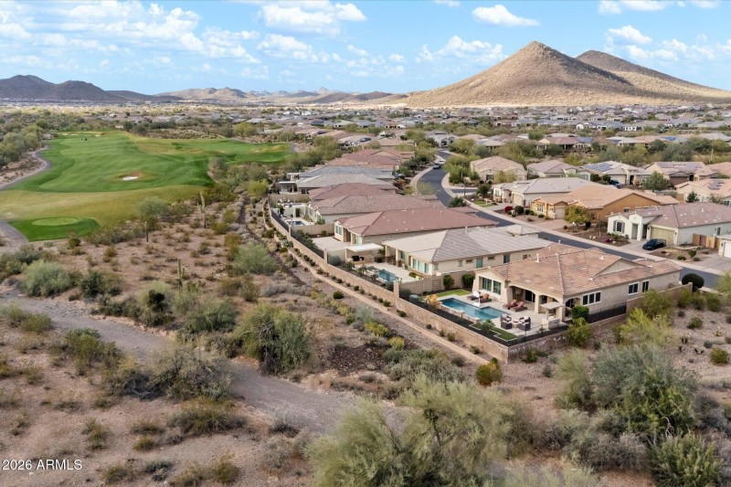Aerial location shot