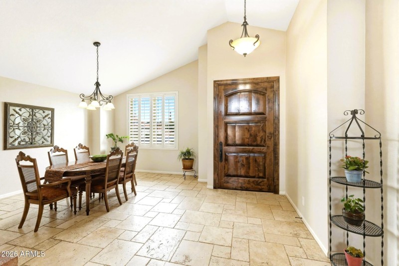 Entry and Formal Dining Area