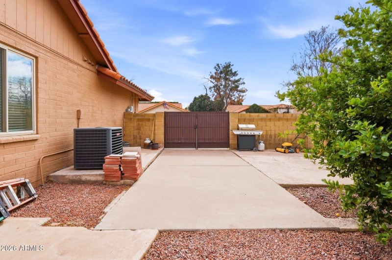 RV Gate and RV Parking Slab