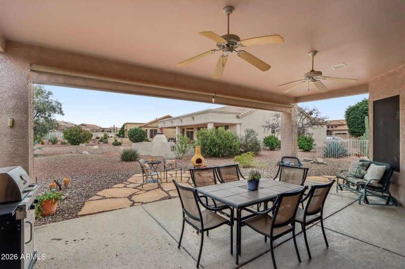 Expansive Back Patio