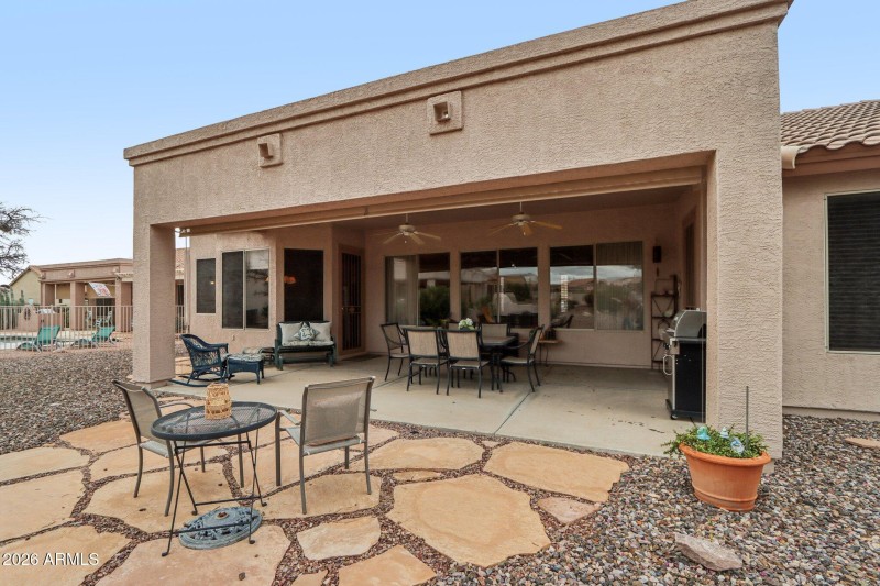 Back Patio Seating Area