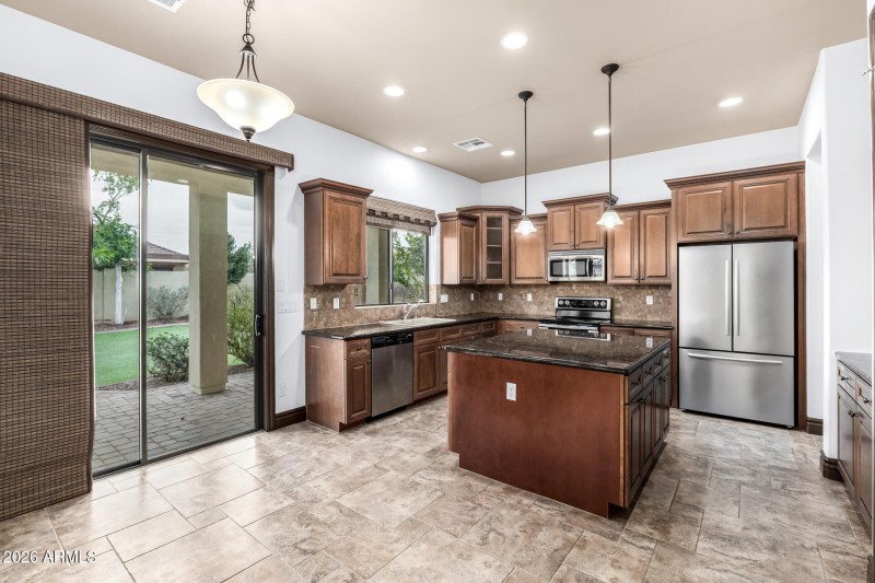Kitchen with Backyard Access
