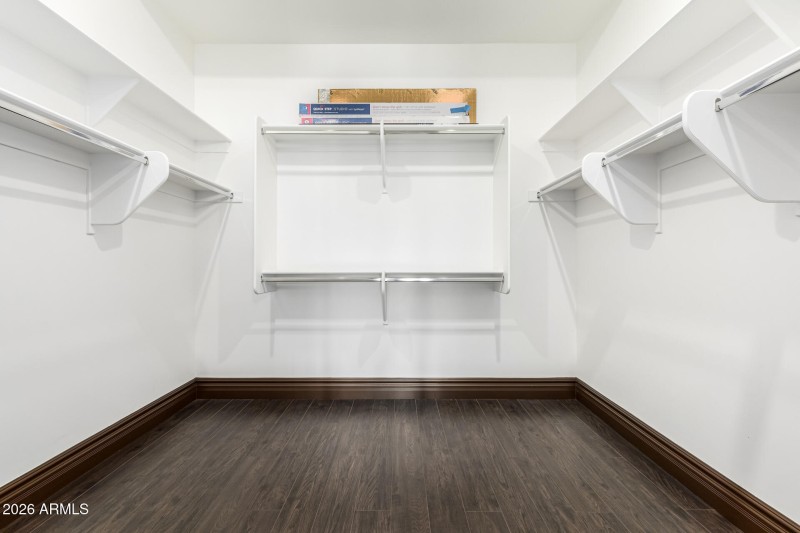 Walk-In Closet Storage Space