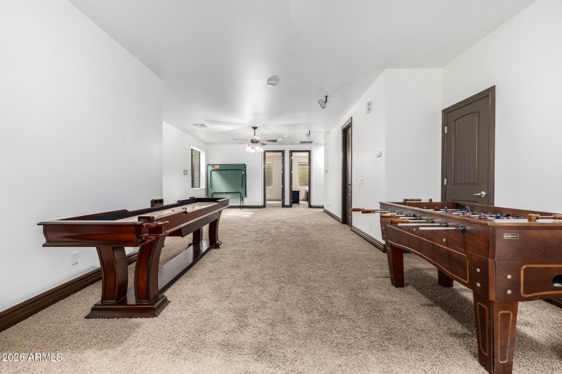 Basement Game Room Space