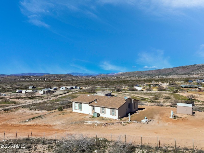 Aerial View Of Home And Land