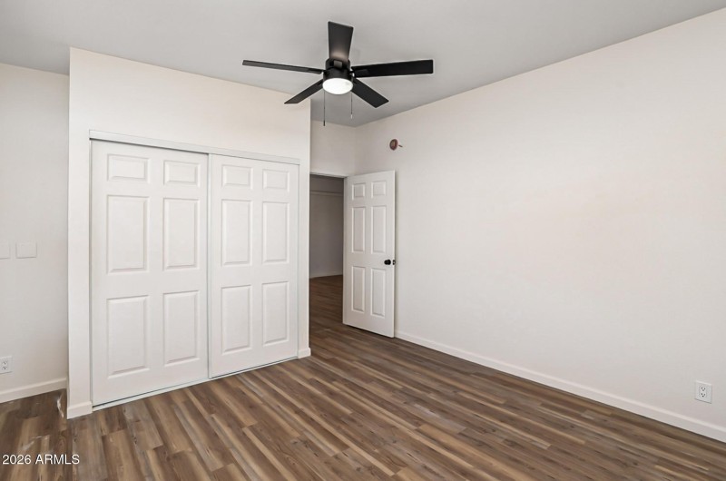 Spacious Bedroom With Closet