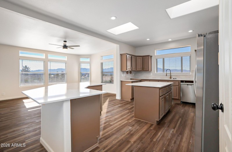 Bright Kitchen With Views