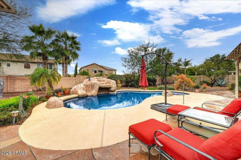 Poolside Sitting