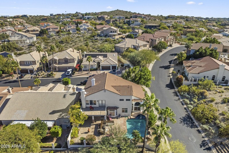 Aerial View of Backyard