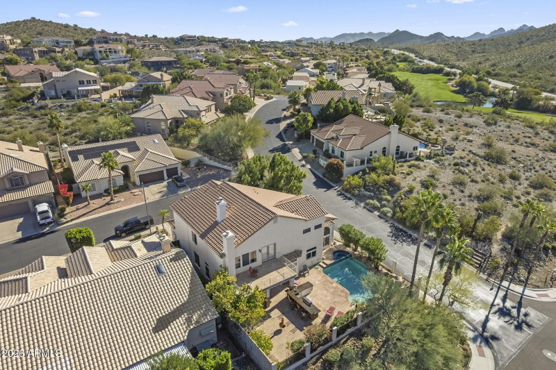 Aerial View of Backyard