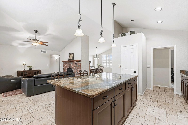 Kitchen and Family Room