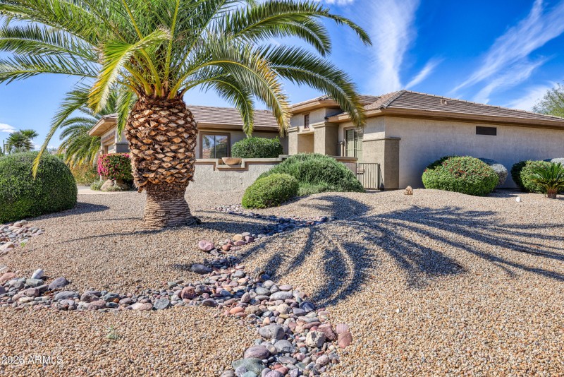Tastefully Landscaped Front