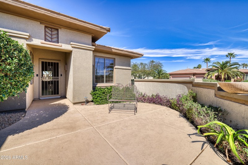 Inviting Courtyard Entry