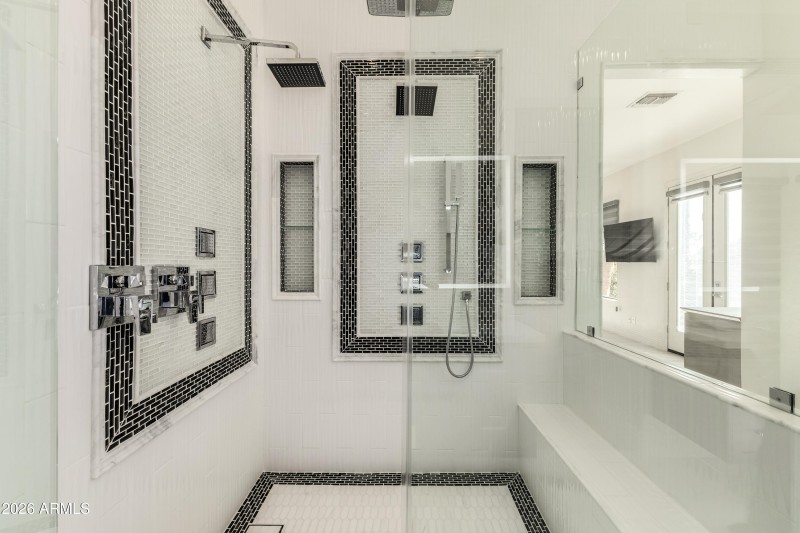 9 shower heads