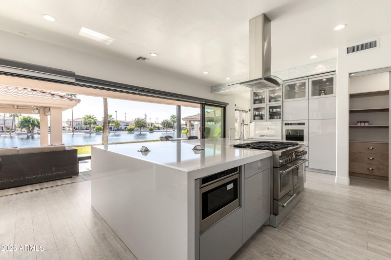 Remodeled kitchen