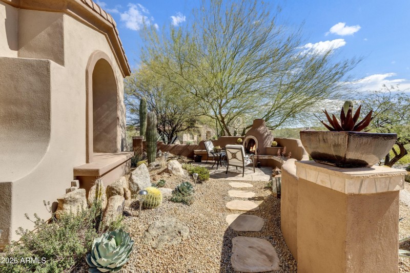 Front courtyard