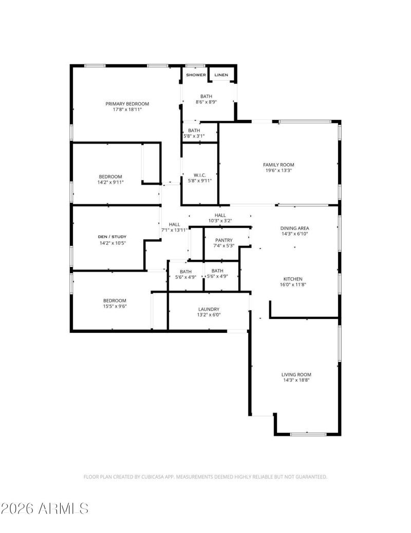 Functional Single-Level Floor Plan