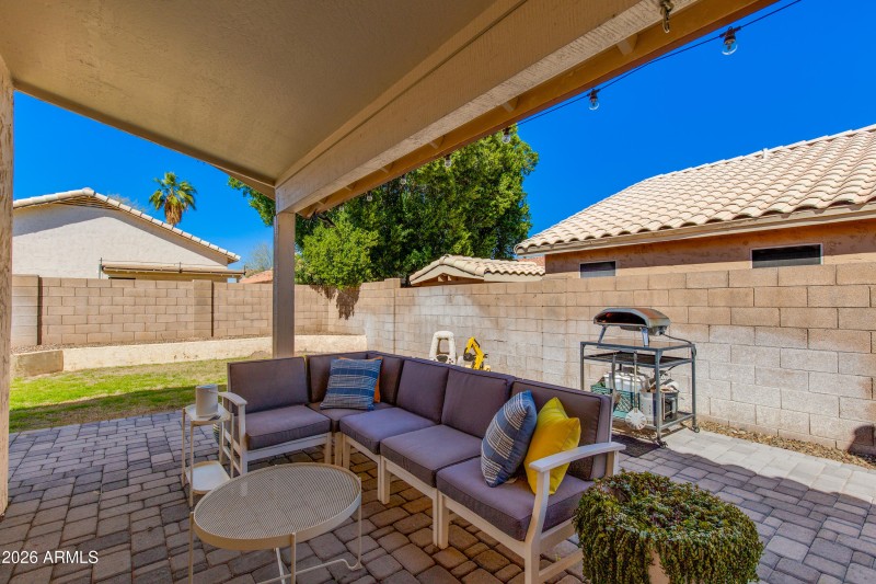 Pavered Outdoor Patio