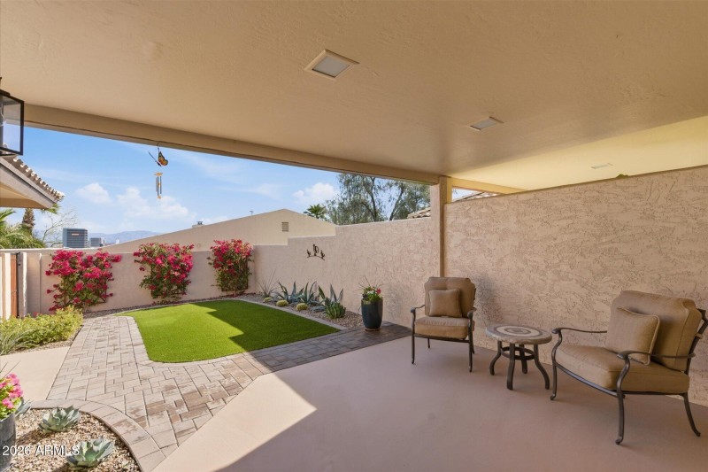 Private Patio Oasis
